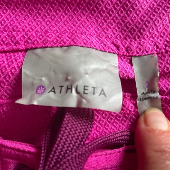 ATHLETA WOMENS BOARD SHORTS Swimsuit Pink / Purple SIZE 0 - Picture 6 of 6
